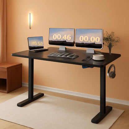 Electric Height Adjustable Standing Desk 55 X 24 Inches