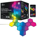 10 -Pack 1-Ft X 1-Ft Multicolor LED Panel Light